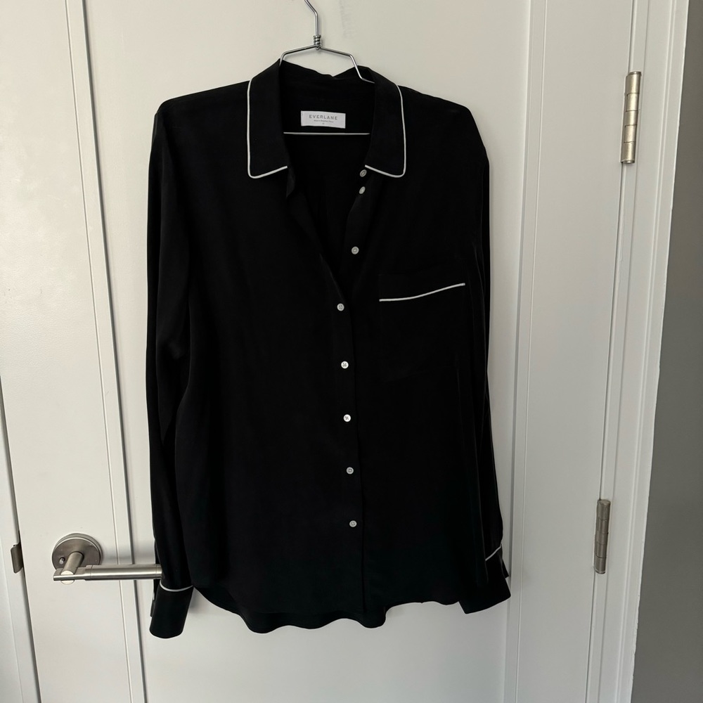 Everlane Silk Button Down Shirt